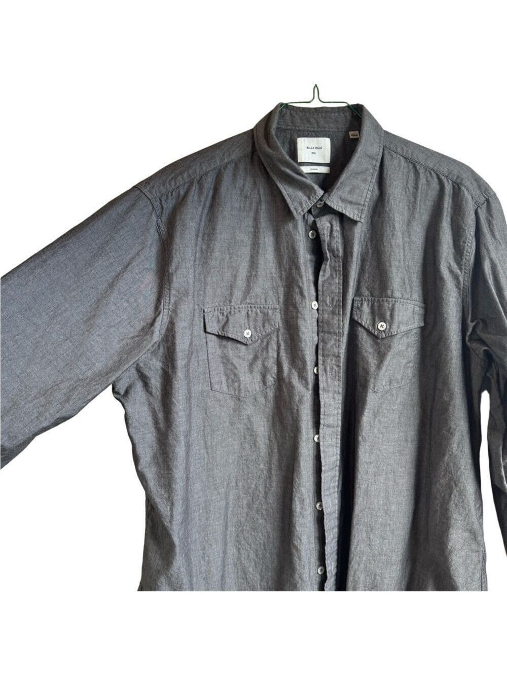 BILLY REID [Nordstrom] Grey Button Down - Picture 5 of 7